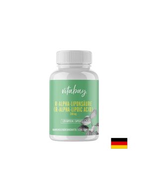 Р - Алфа липоева киселина 300 мг | R-Alpha-Lipoic Acid | Vitabay, 120 капс.