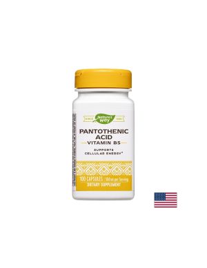 Пантотенова киселина | Витамин Б5 | Pantothenic Acid (Vitamin B5) | Nature’s Way, 100 капс.