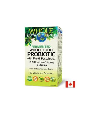 Пробиотик + пребиотик 10 млрд | Probiotic + Prebiotic | Natural Factors, 60 капс