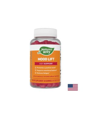 Емоционален баланс и добро настроение - Формула с екстракт от шафран Mood Lift, 60 желирани таблетки Nature’s Way