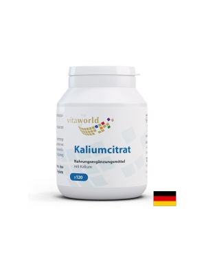 Калиев цитрат | Kaliumcitrat  |  Vitaworld® , 120 капс.