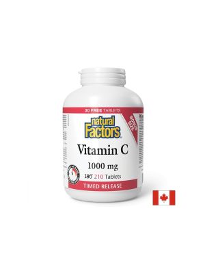 Витамин Ц 1000 мг и Биофлавони | Vitamin C | Natural Factors, 210 табл.