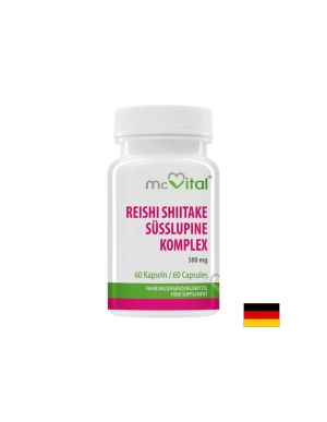 Рейши, Шийтаке и Сладка Лупина | Reishi shiitake Süsslupine Komplex | Vitabay, 60 капс.