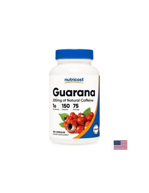 Гуарана 500 мг | Guarana | Nutricost , 150 капс.