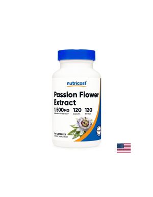 Пасифлора 375 мг | Passion Flower Extract | Nutricost , 120 капс.