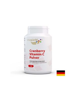 Червена боровинка с витамин Ц | Cranberry Vitamin C | Vitaworld ® , 180 капсули