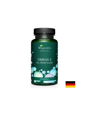 Омега 3 (масло от водорасли) | Omega-3 Oil from Algae | Vegavero, 90 капс.