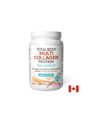 Mулти колаген (говежди, рибешки и пилешки) - Total Body Multi Collagen, 267 g прах  Natural Factors