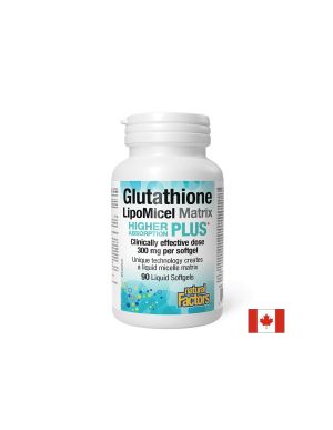 Глутатион 300 мг | Glutathione  LipoMicel Matrix | Natural Factors, 90 капс.