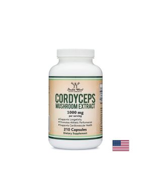 Кордицепс екстракт | Cordyceps Mushroom Extract | Double Wood, 210 капс.