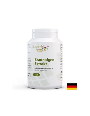  Кафяви водорасли и спирулина | Braunalgen Extrakt  | Vitaworld, 120 капс.