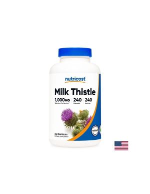 Бял трън 250 мг | Milk Thistle | Nutricost, 240 капс.