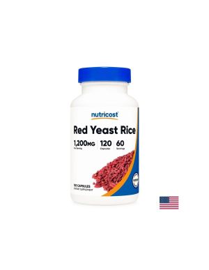Червен ориз 600 мг | Red Yeast Rice | Nutricost, 120 капс.