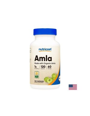 Амла | Amla Organic | Nutricost , 120 капс.