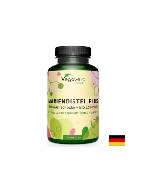 Бял трън + Артишок и Глухарче | Mariendistel Plus | Vegavero, 120 капс.