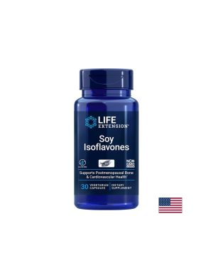 Соя изофлавони | Soy Isoflavones | Life Extension, 30 капс.