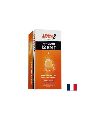 Билков чай за отслабване | Infusion Minceur 12 en 1 | Anaca3, 24 филтърни пакетчета