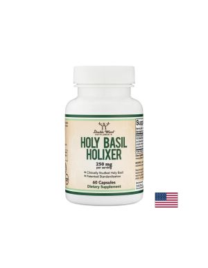 Свещен босилек 250 мг | Holy Basil Holixer | Double Wood, 60 капс.