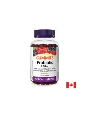 Пробиотик Гъми 5 млрд | Probiotic Gummies 5 Billion | Webber Naturals, 60 желирани табл.