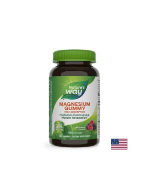 Магнезий  Цитрат 100 мг Гъми | Magnesium Citrate Gummy | Nature's Way, 60 желирани табл.