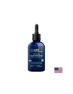 Течен мелатонин | Fast-Acting Liquid Melatonin | Life Extension, 59 мл.