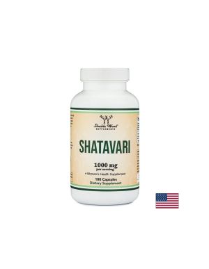 Шатавари при Хормонален дисбаланс 500 мг | Shatavari Root | Double Wood, 180 капс.