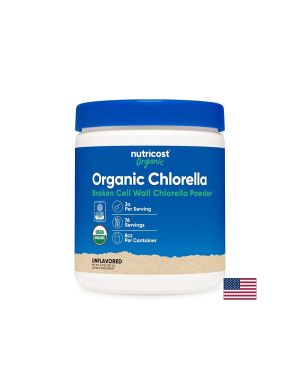 Био Хлорела на Прах | Organic Chlorella | Nutricost 227 гр.