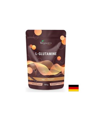 Л Глутамин | L-Glutamine | Vegavero, 500 г прах
