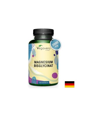 Магнезий бисглицинат 100 мг | Magnesium Bisglycinat | Vegavero, 180 капс.