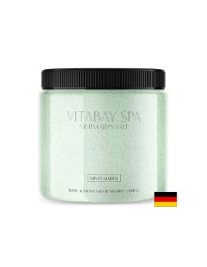 Соли за вана с дива мента | Mermaid's Salt – Minty | Vitabay, 1 кг