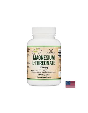 Магнезий Л - треонат | Magnesium L-threonate | Double Wood, 100 капс. 
