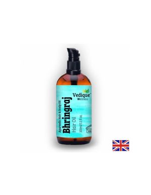 Масло Брингарадж (Bhringraj) - при косопад, пърхот и изтощена коса, 100 ml