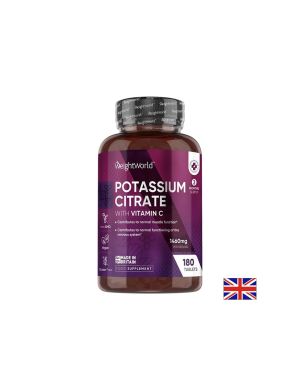 Калий цитрат 690 mg + Витамин C 40 mg – Мускули, нерви и сърце, 180 таблетки