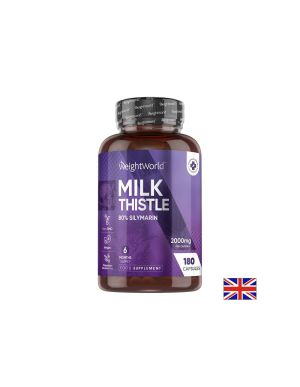Бял трън 2000 mg – Черен дроб и детокс, 180 капсули