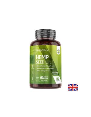 Масло от конопено семе | Hemp Seed Oil | Weight World ,  180 капс.