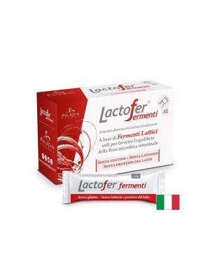 Пробиотик Lactofer Fermenti – При подут корем, чревен дискомфорт и за имунна защита, 5 млрд. CFU, 12 сашета
