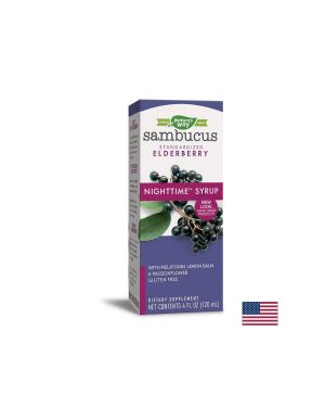 Sambucus NightTime Syrup/ Самбукус NightTime сироп х 120 ml Nature’s Way