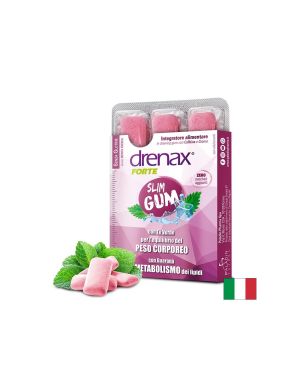 Дъвки за отслабване и контрол на апетита - Дренакс - Drenax® със зелен чай, гуарана и хром, 9 броя