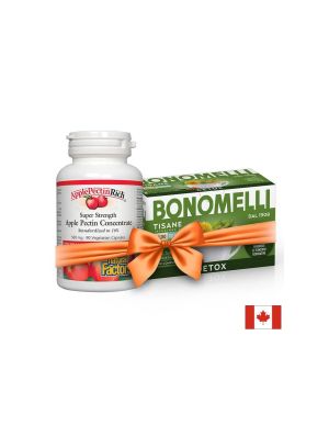 Промопакет „Детокс и метаболитна подкрепа“ – Ябълков пектин супер концентрат + подарък билков чай