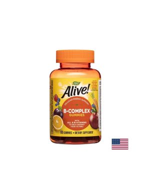 Alive! B-Complex Gummies / Алайв! В-комплекс х 60 желирани таблетки Nature’s Way