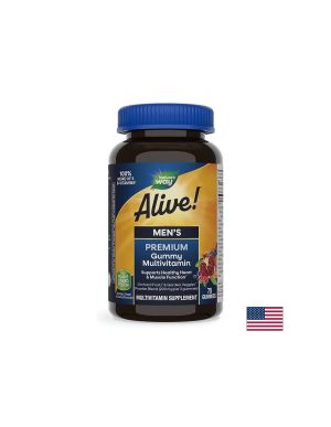 Премиум Мултивитамини за Мъже Алайв| Men's Multivitamin Gummies  Alive | Nature’s Way, 75 желирани табл. 
