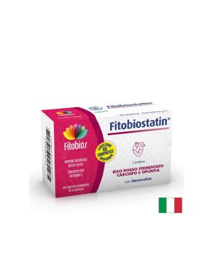 Червен ориз 199 mg + Артишок 300 mg – Контрол на холестерола и липиден баланс, Fitobiostatin®, 60 таблетки