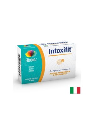 Билки и пробиотици за стомаха, черния дроб и жлъчката - Intoxifit, 24 капсули