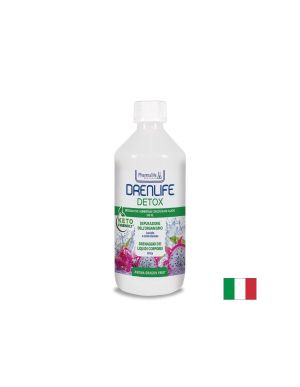 Артишок 450 mg + Бял трън + Холин – Пречистване и подкрепа за черния дроб, Drenlife Detox, 500 ml