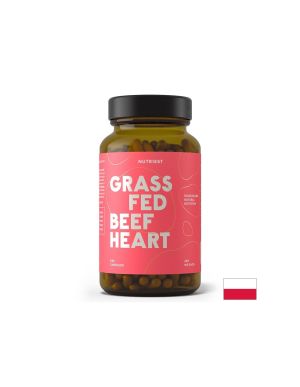Говеждо сърце + Черен дроб | Grass Fed Beef Heart + Liver | Nutriest, 240 капс. 