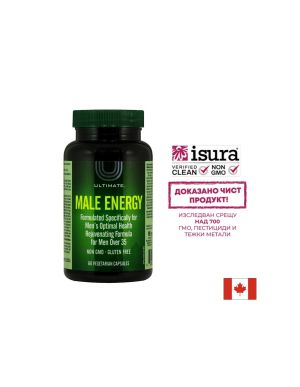 Енерджи формула за мъже | Ultimate® Male Energy | Natural Factors, 60 капс.