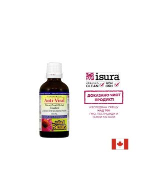 Анти  Вирал билкова тинктура | Anti-Viral | Natural Factors, 50 мл.
