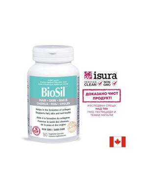 Коса, кожа и нокти BioSil™ Hair, Skin & Nails | Natural Factors, 90 капс.