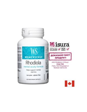  Златен корен 500 мг | Rhodiola WomenSense® | Natural Factors, 60 капс.