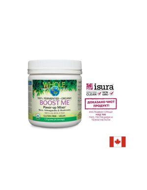 Mака, Aшваганда и Гъби | Maca, Ashwagandha & Mushrooms  | Natural Factors, 175 гр пудра / 25 дози